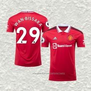 Camiseta Primera Manchester United Jugador Wan-Bissaka 22-23