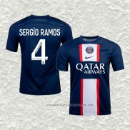 Camiseta Primera Paris Saint-Germain Jugador Sergio Ramos 22-23