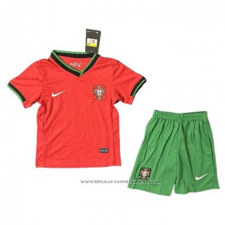 Camiseta Primera Portugal 2024 Nino