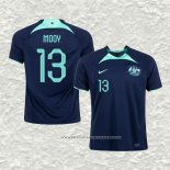 Camiseta Segunda Australia Jugador Mooy 2022