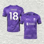 Camiseta Tercera Liverpool Jugador Gakpo 23-24