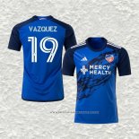 Camiseta Primera FC Cincinnati Jugador Vazquez 23-24