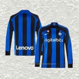 Camiseta Primera Inter Milan 22-23 Manga Larga
