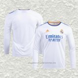 Camiseta Primera Real Madrid 21-22 Manga Larga