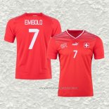 Camiseta Primera Suiza Jugador Embolo 2022