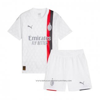 Camiseta Segunda AC Milan 23-24 Nino
