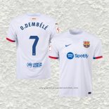 Camiseta Segunda Barcelona Jugador O.Dembele 23-24