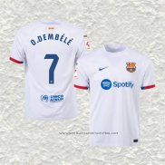 Camiseta Segunda Barcelona Jugador O.Dembele 23-24