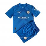 Camiseta Manchester City Portero 22-23 Nino Azul