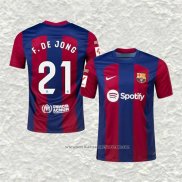 Camiseta Primera Barcelona Jugador F.De Jong 23-24