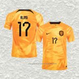 Camiseta Primera Paises Bajos Jugador Blind 2022