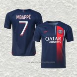 Camiseta Primera Paris Saint-Germain Jugador Mbappe 23-24