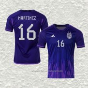 Camiseta Segunda Argentina Jugador Martinez 2022