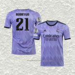 Camiseta Segunda Real Madrid Jugador Rodrygo 22-23