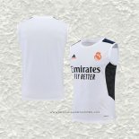 Camiseta de Entrenamiento Real Madrid 22-23 Sin Mangas Blanco