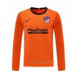 Camiseta Atletico Madrid Portero 20-21 Manga Larga Naranja