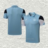 Camiseta Polo del Manchester City 21-22 Azul