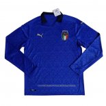 Camiseta Primera Italia 20-21 Manga Larga
