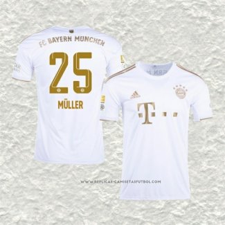 Camiseta Segunda Bayern Munich Jugador Muller 22-23