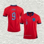 Camiseta Segunda Inglaterra Jugador Kane 2022