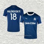 Camiseta Segunda Olympique Marsella Jugador Malinovskyi 23-24