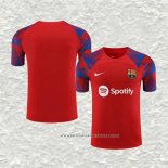 Camiseta de Entrenamiento Barcelona 23-24 Rojo