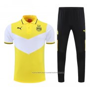 Conjunto Polo del Borussia Dortmund 22-23 Amarillo y Blanco