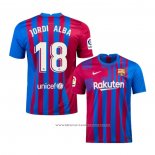 Camiseta Primera Barcelona Jugador Jordi Alba 21-22