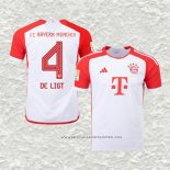 Camiseta Primera Bayern Munich Jugador De Ligt 23-24