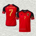 Camiseta Primera Belgica Jugador De Bruyne 2022