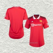 Camiseta Primera Manchester United 22-23 Mujer