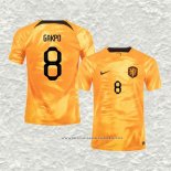 Camiseta Primera Paises Bajos Jugador Gakpo 2022