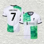 Camiseta Segunda Liverpool Jugador Luis Diaz 23-24