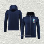 Chaqueta con Capucha del Italia 22-23 Azul