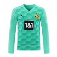 Camiseta Borussia Dortmund Portero 20-21 Manga Larga Verde