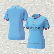 Camiseta Primera Manchester City 22-23 Mujer