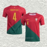 Camiseta Primera Portugal Jugador Ruben Dias 2022