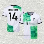 Camiseta Segunda Liverpool Jugador Henderson 23-24