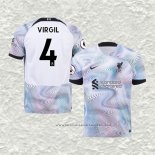 Camiseta Segunda Liverpool Jugador Virgil 22-23