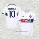 Camiseta Segunda Paris Saint-Germain Jugador O.Dembele 23-24