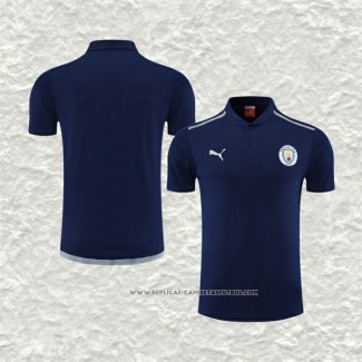 Camiseta Polo del Manchester City 22-23 Azul Marino