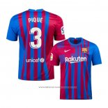 Camiseta Primera Barcelona Jugador Pique 21-22