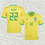 Camiseta Primera Brasil Jugador Bremer 2022