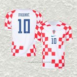 Camiseta Primera Croacia Jugador Modric 2022