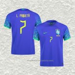 Camiseta Segunda Brasil Jugador Paqueta 2022