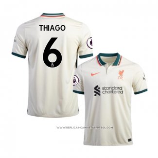 Camiseta Segunda Liverpool Jugador Thiago 21-22