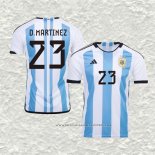 Camiseta Primera Argentina Jugador D.Martinez 2022