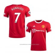 Camiseta Primera Manchester United Jugador Ronaldo 21-22