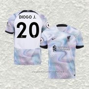 Camiseta Segunda Liverpool Jugador Diogo J. 22-23