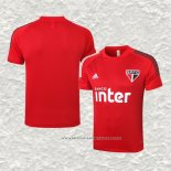 Camiseta de Entrenamiento Sao Paulo 20-21 Rojo
